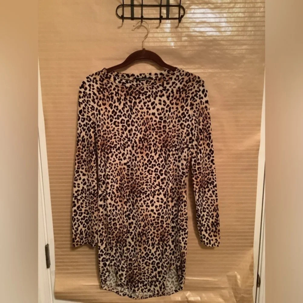 ABSOLUTELY~CHEETAH PRINT MINI DRESS~LG
